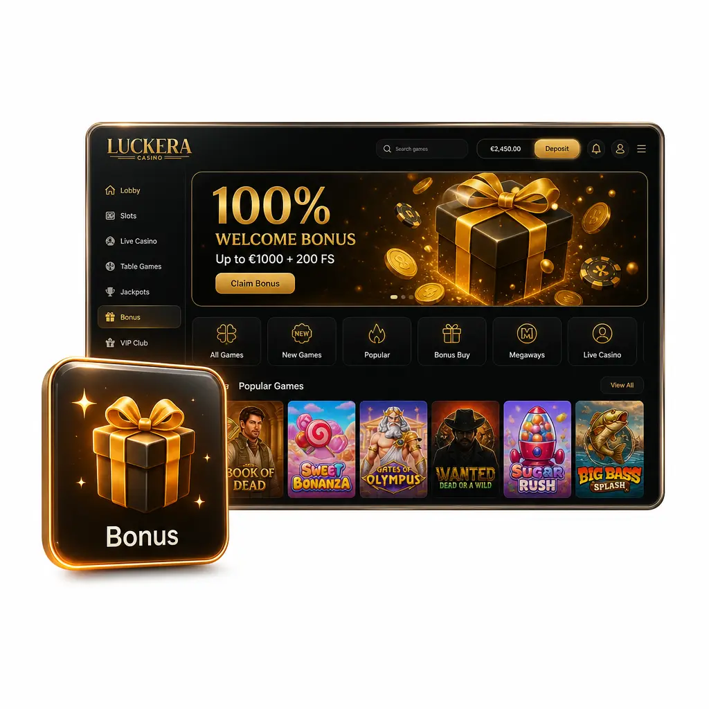 Bonus powitalny Luckera Casino dla graczy z Polski