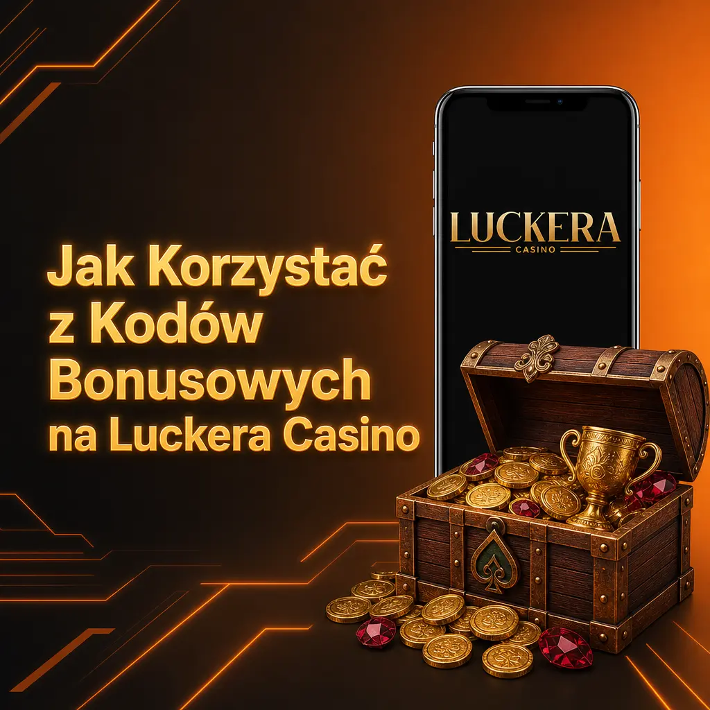 Wpisywanie kodu bonusowego w kasie Luckera Casino
