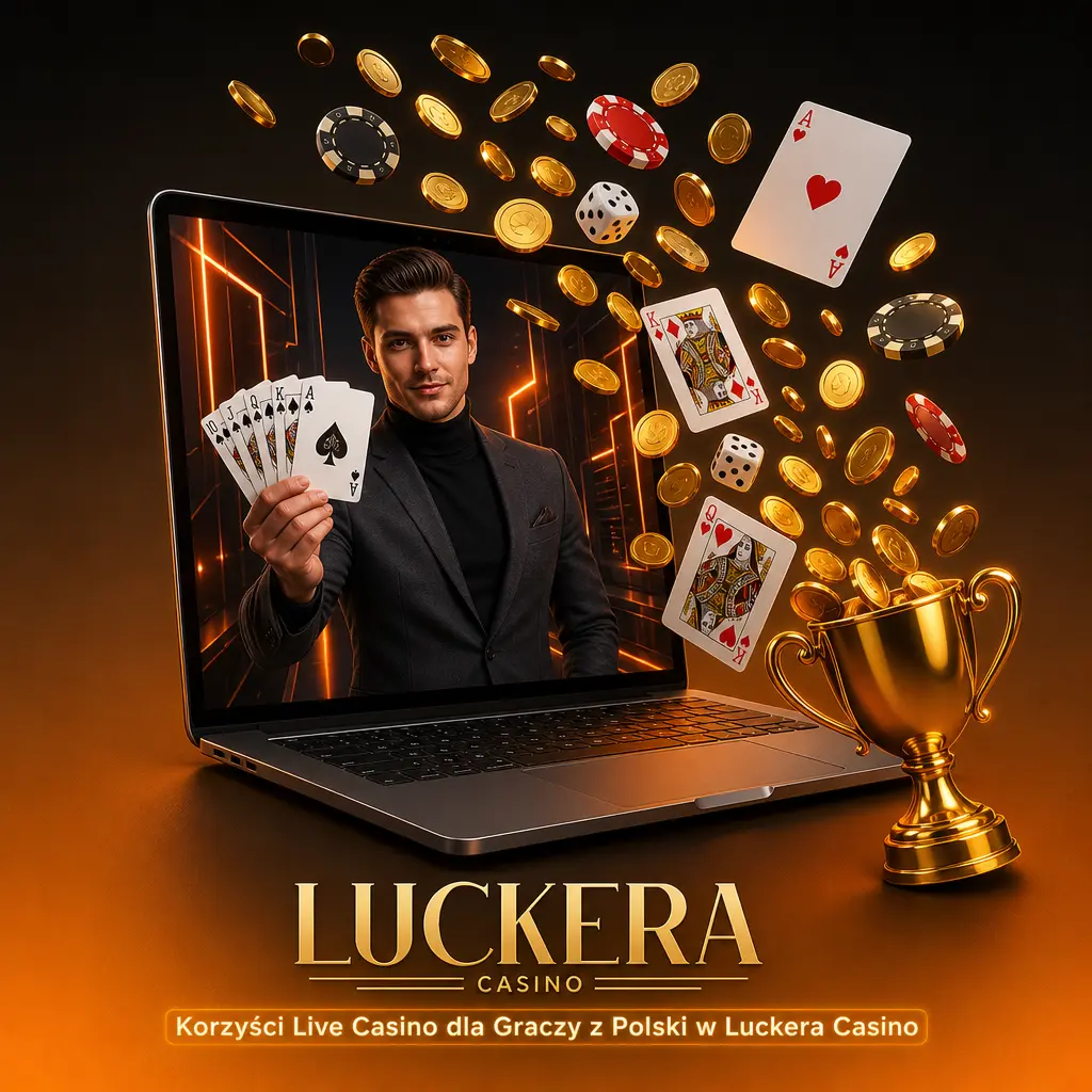 Stół ruletki na żywo w Luckera Casino dla graczy z Polski