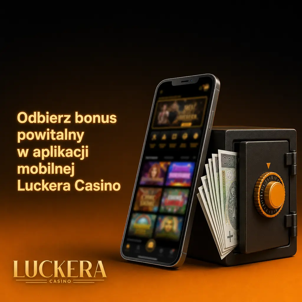 Aplikacja mobilna Luckera Casino z bonusem powitalnym